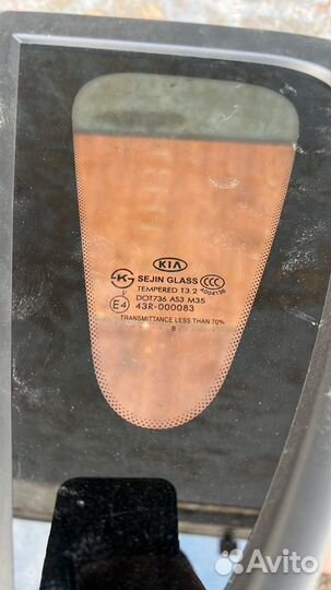 Стекло кузовное глухое левое Kia Soul (2009-2014)