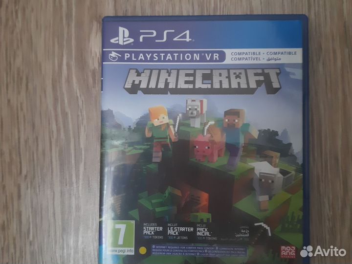 Диски на ps4 майнкрафт бу