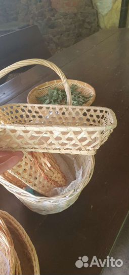 Корзинки бамбуковые
