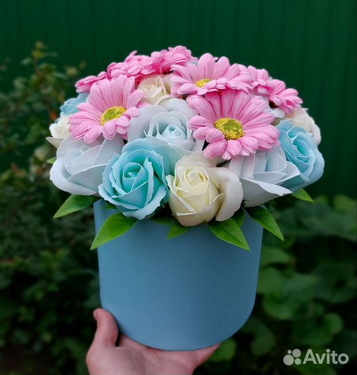 Цветы из мыла