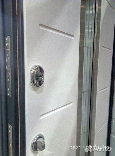 Дверь вх. евро термо с остеклением -терморазрыв