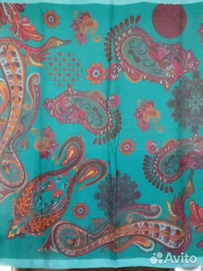 Стильный женский платок с принтом (100 вискоза)