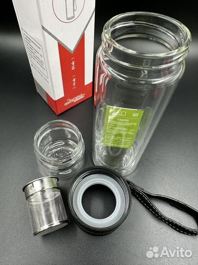 Термос для чая, бутылка для заваривания, 350мл