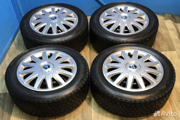 Колеса Skoda octavia R16 зима шипы