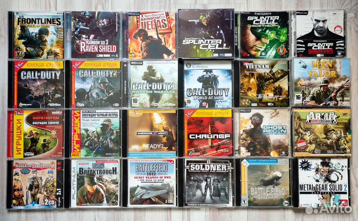 Игры для компьютера (пк, PC), на дисках (CD)