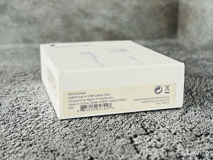 Кабель Apple Lightning to USB 2М MD819ZM/A Оригина