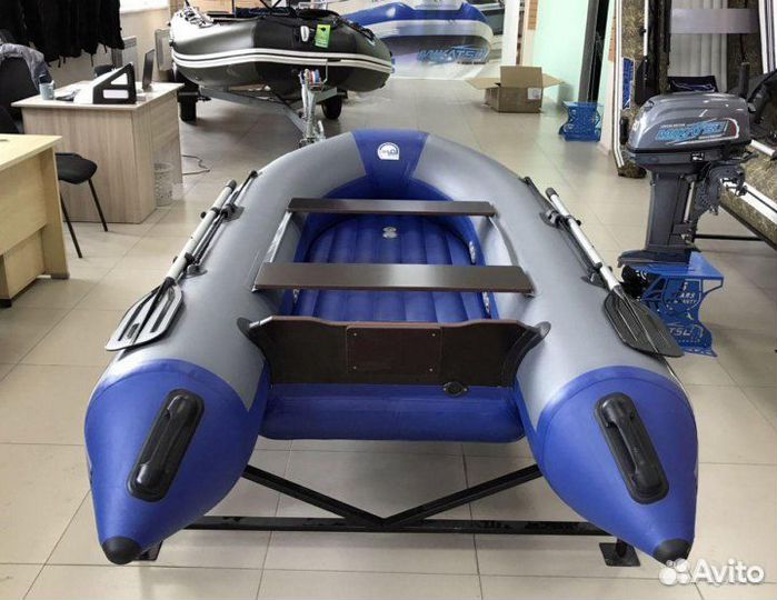 Лодка пвх Stormline Classic Air 360 сине-серая