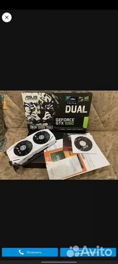 Видеокарта nvidia geforce gtx 1060 dual 3gb