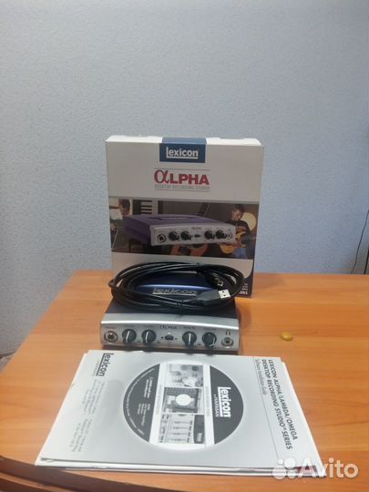Внешняя звуковая карта Lexicon Alpha