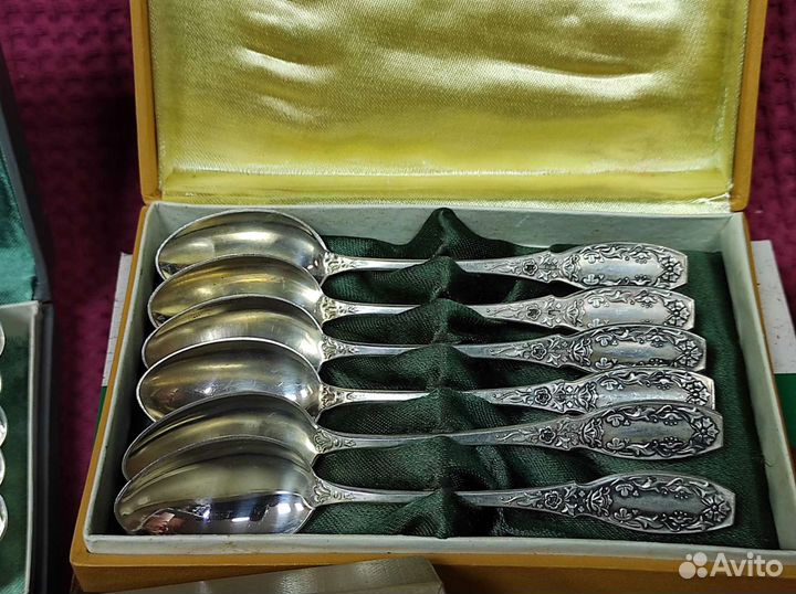 Серебряные чайные ложечки. Таллин, Ленинград, СССР