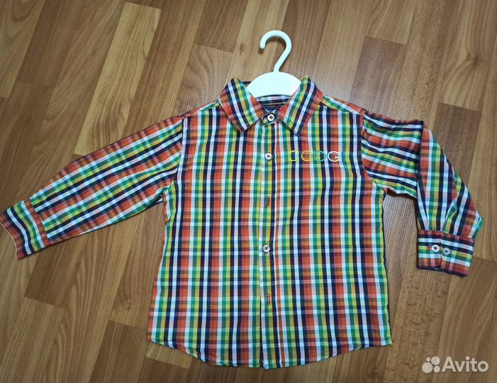 Рубашка для мальчика р.98