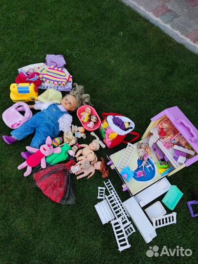 Игрушки пакетом для девочки