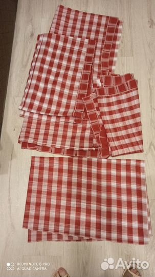 Комплект: шторы, салфетки, скатерть