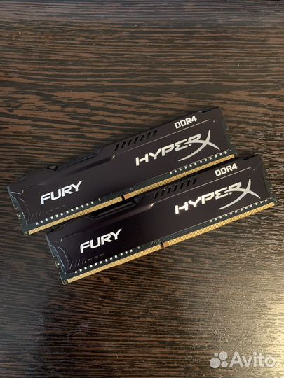 Оперативная память HyperX DDR4 2x4 (8 gb) 2666 мгц