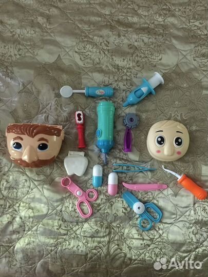 Игрушечный набор стоматолога 2 в 1