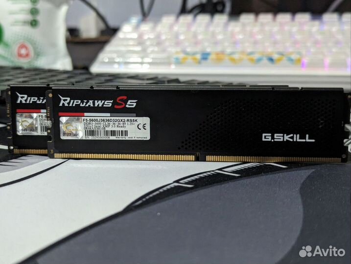 Оперативная память G.Skill ripjaws S5 64 гб ddr5