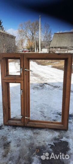 Деревянные окна новые тройное остекление
