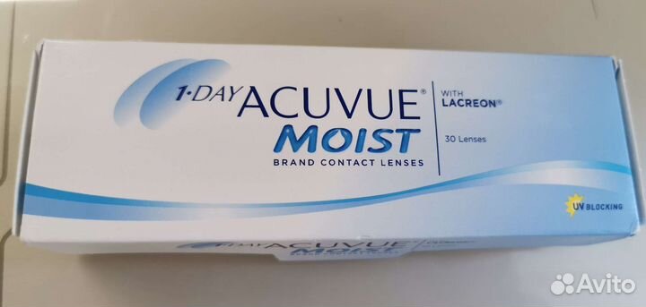 Линзы контактные однодневные acuvue