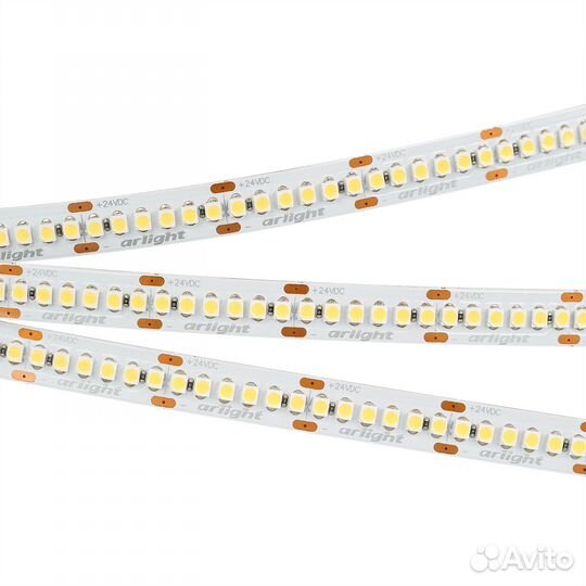 Светодиодная лента Arlight 19,2W/m 240LED/m 3528SMD теплый белый 5M RT-A240-10mm 24V Warm2700 017428
