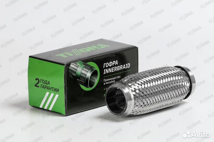 40150 Гофра 40 / 150 (aisi 304 with inner braid)