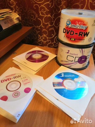 Диски CD-R/W, DVD-RW