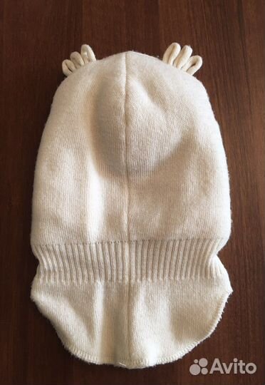 Шапка-шлем зима детский для девочки р.48