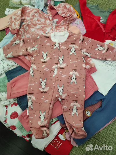 Пакет вещей для девочки 80-86-92