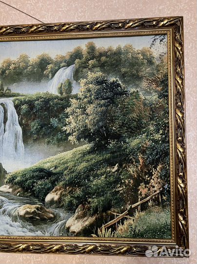 Картина гобеленовая в раме большая