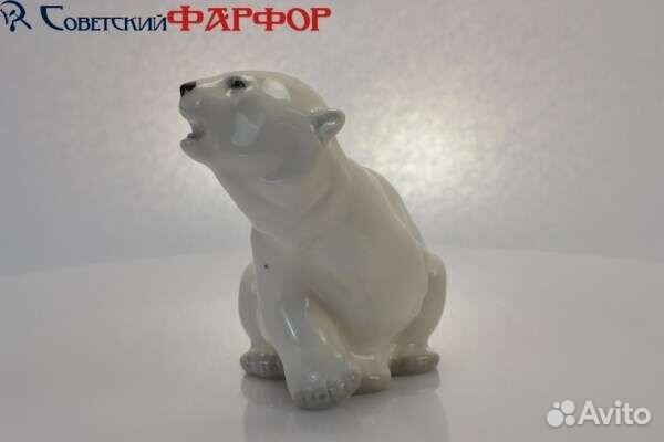 Фарфор лфз Мишка и Огневушка-поскакушка из сказки