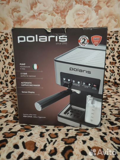 Кофеварка рожковая Polaris PCM 1541E (Как новая)