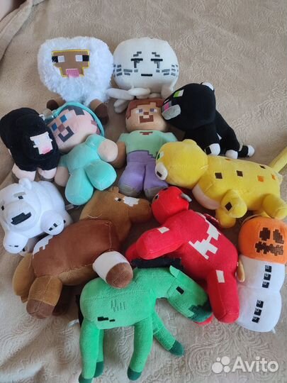 Мягкие игрушки майнкрафт