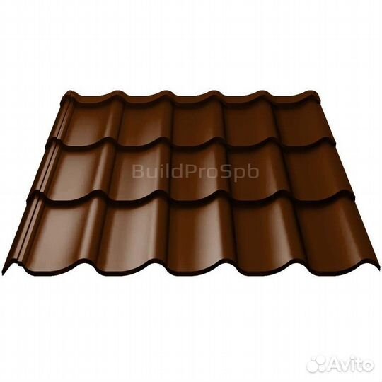 Металлочерепица классик толщина 0,4мм
