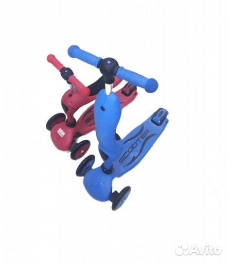 Самокат 3-х колесный беговел Scoot&Ride HighwayKic