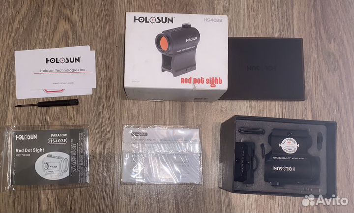Коллиматорный прицел Holosun Paralow HS403B