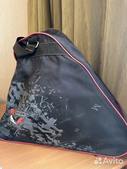 Роликовые коньки roces flash 3.0, защита и сумка