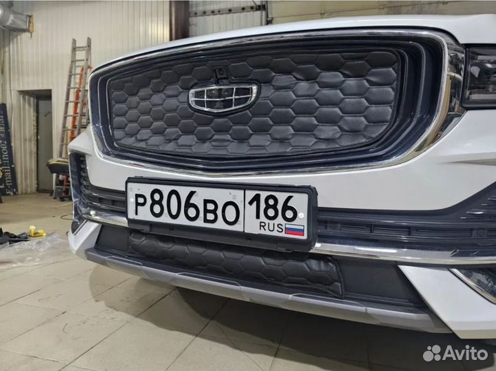 Утеплитель радиатора Geely Monjaro 21-нв