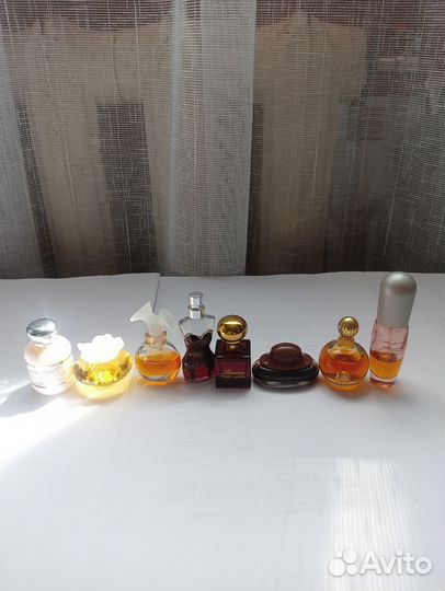 Винтажные миниатюры духи