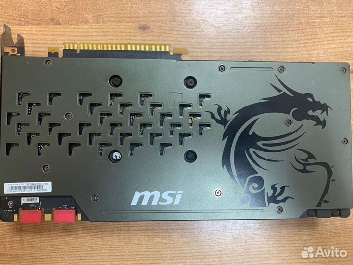 Видеокарта Ge Forse GTX 1080 Gaming x 8G