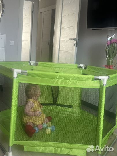 Манеж детский складной игровой