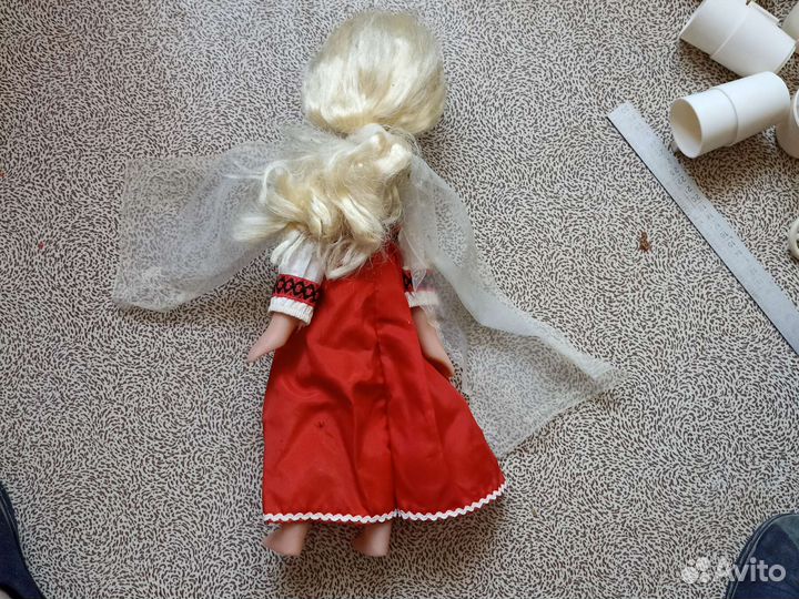 Кукла СССР паричковая