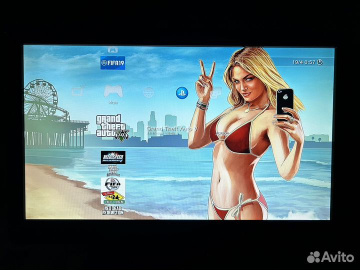Sony ps3 slim прошитая с играми