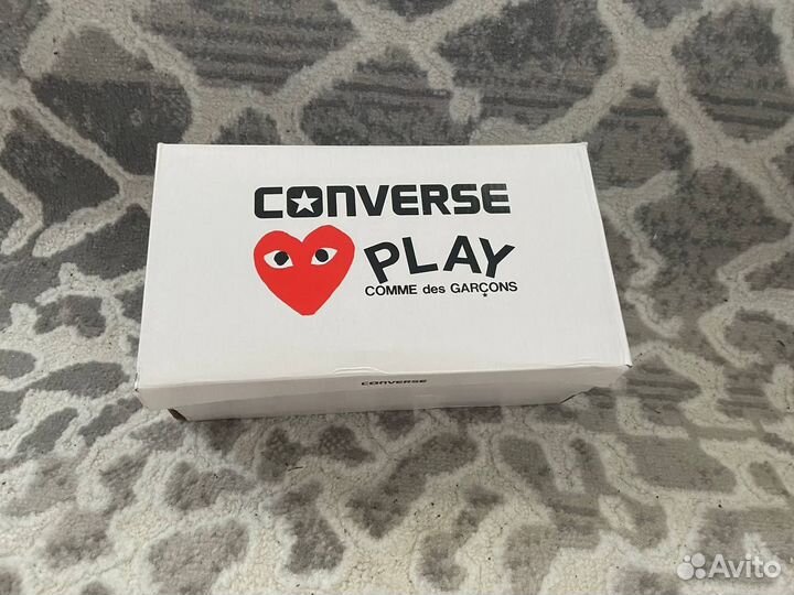 Кеды Converse Comme des Garçons Play белые