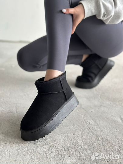 Угги женские чёрные 36 размер