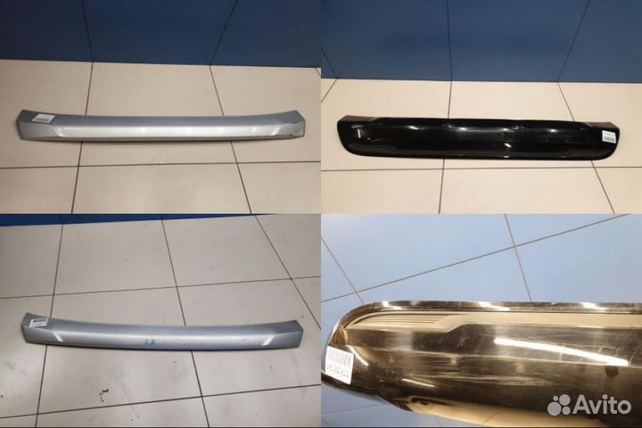 Накладка заднего бампера Mitsubishi Outlander GF 2012