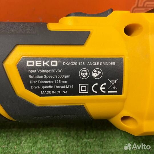 Комплект Шуруповерт deko dkcd20+ушм deko dkag20-12