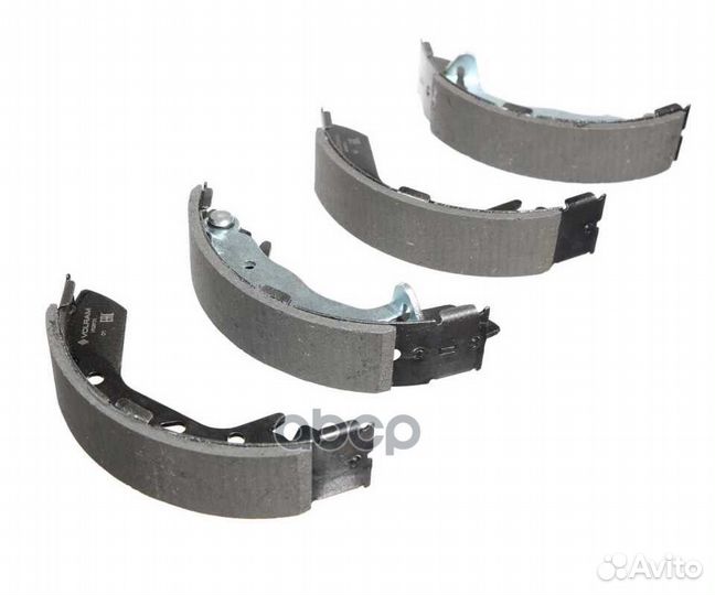Колодки задние для а/м hyundai accent tagaz