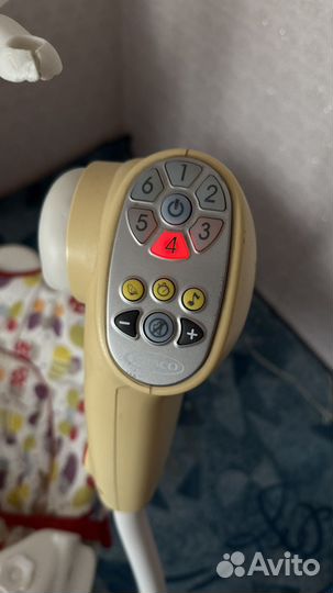 Детские электронные качели люлька