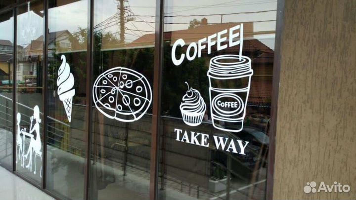 Наклейки, наклейки на авто, рекламные наклейки