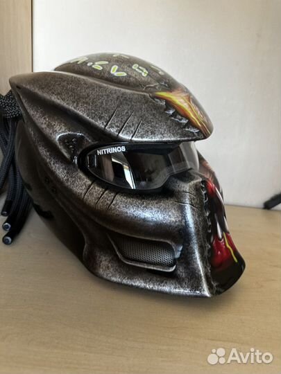 Кастомный шлем Nitrinos (Хищник)