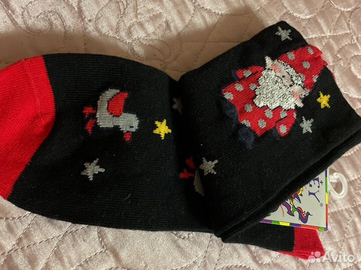Носки новогодние детские